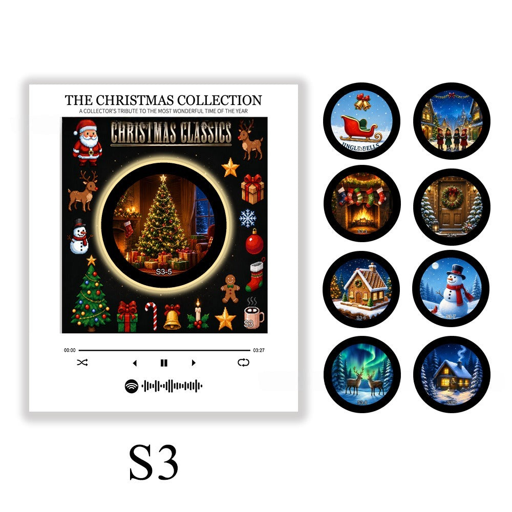 NFC-enabled Holiday Music Fridge Magnet