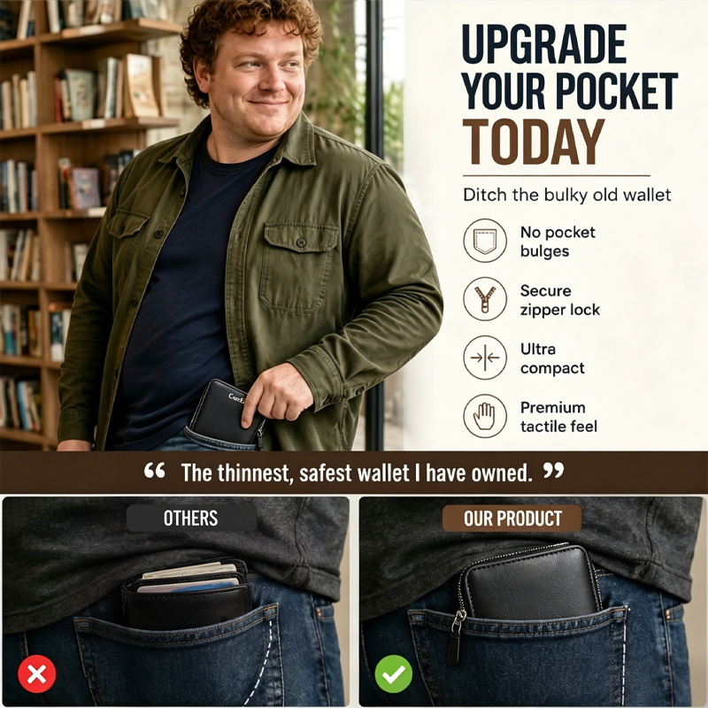 50K+ SOLD!Multifunctional Card Holder with RFID Slot for Multiple Purposes