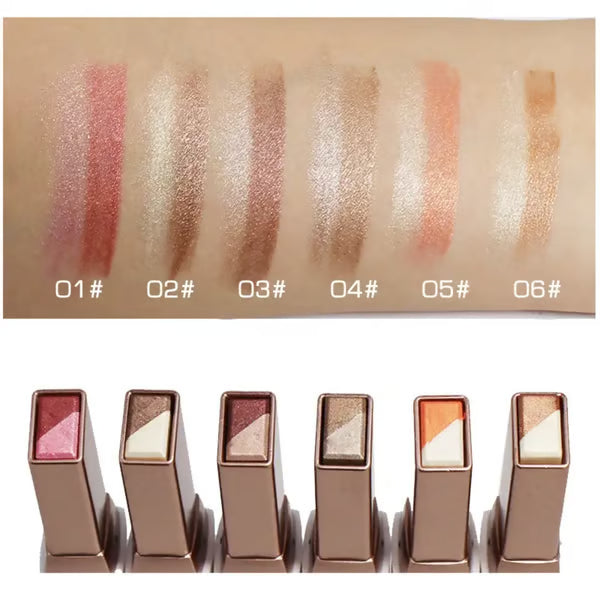 Duo Eyeshadow Stick – Natural & Long-Lasting Glow