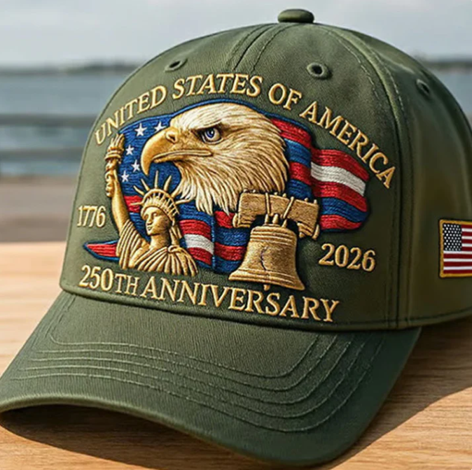 Limited Edition Eagle & Liberty Commemorative Hat – United States 250th Anniversary