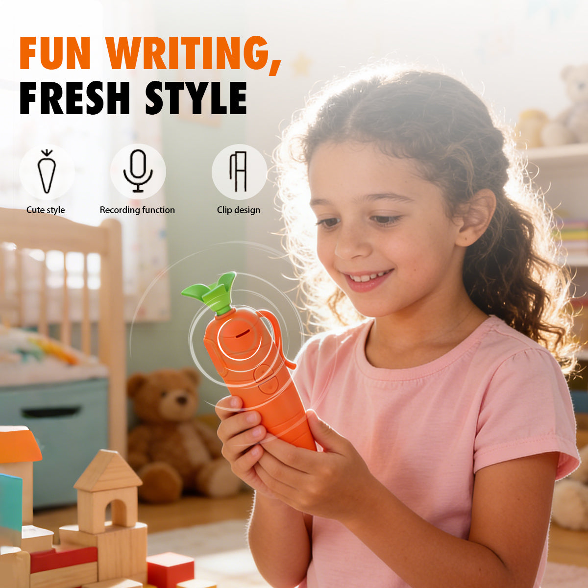 Carrot That Talks: 60-Second Voice-Recording Magic Pen