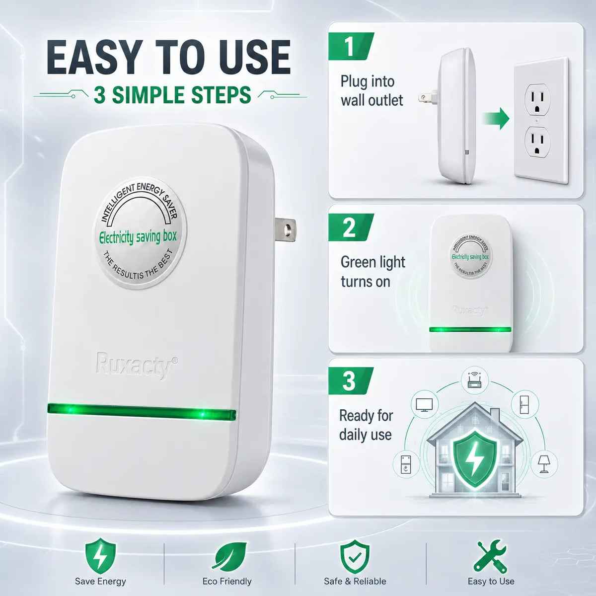PowerSave Smart Energy Saving Device for Household Office Market Factory