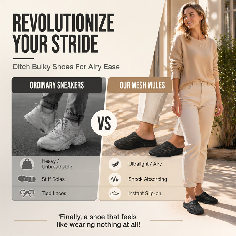 Last Day Promotion 49% OFFUnisex Casual Comfort Breathable Mesh Slippers