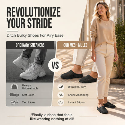 Last Day Promotion 49% OFFUnisex Casual Comfort Breathable Mesh Slippers