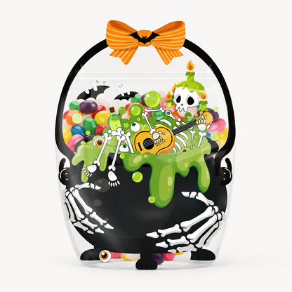 Get Ready for Halloween! Cute & Spooky Resealable Candy Treat Bags