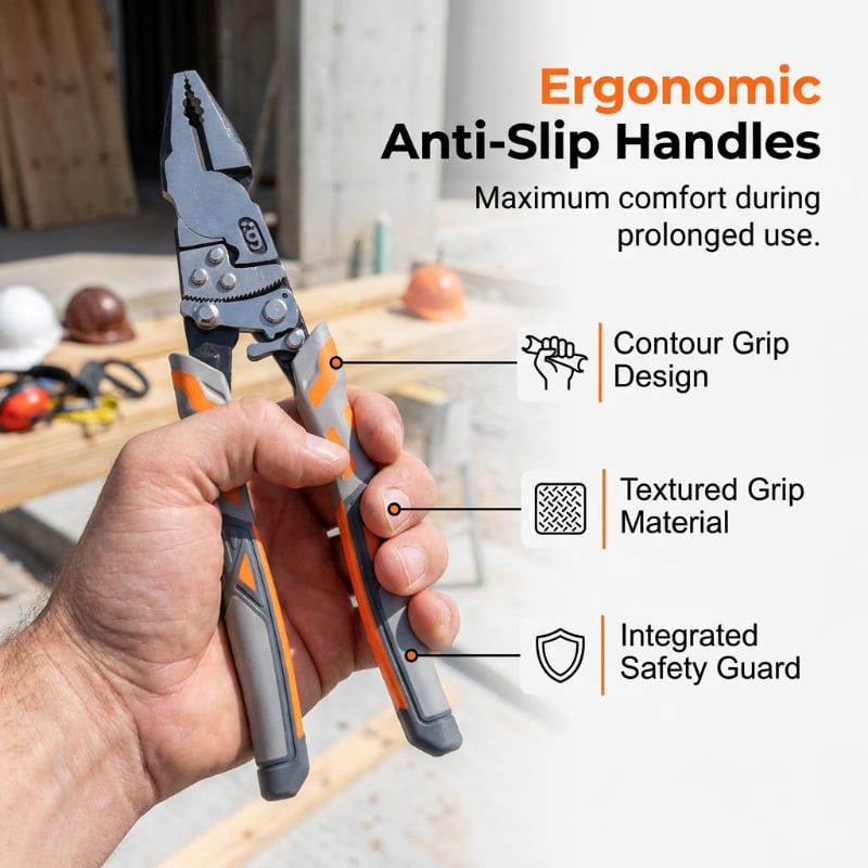 Self-Locking Ratchet Pliers — Lock, Hold & Work Without Constant Squeezing