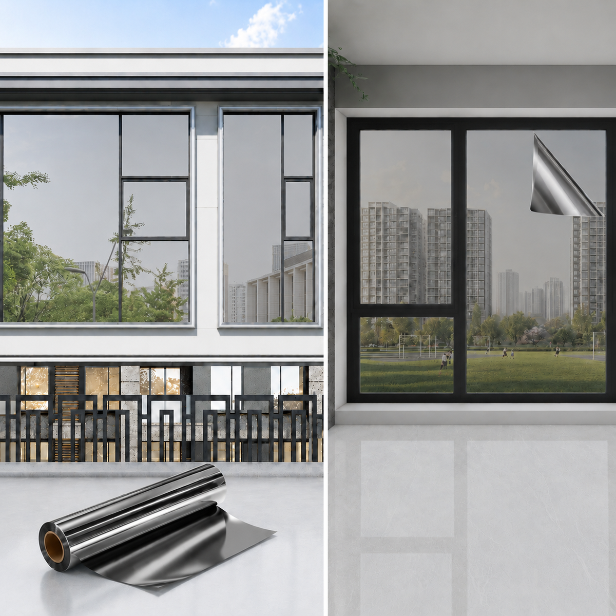 Over 50% OFF NOW One-Way Mirror Window Film for Daytime Privacy, UV Protection