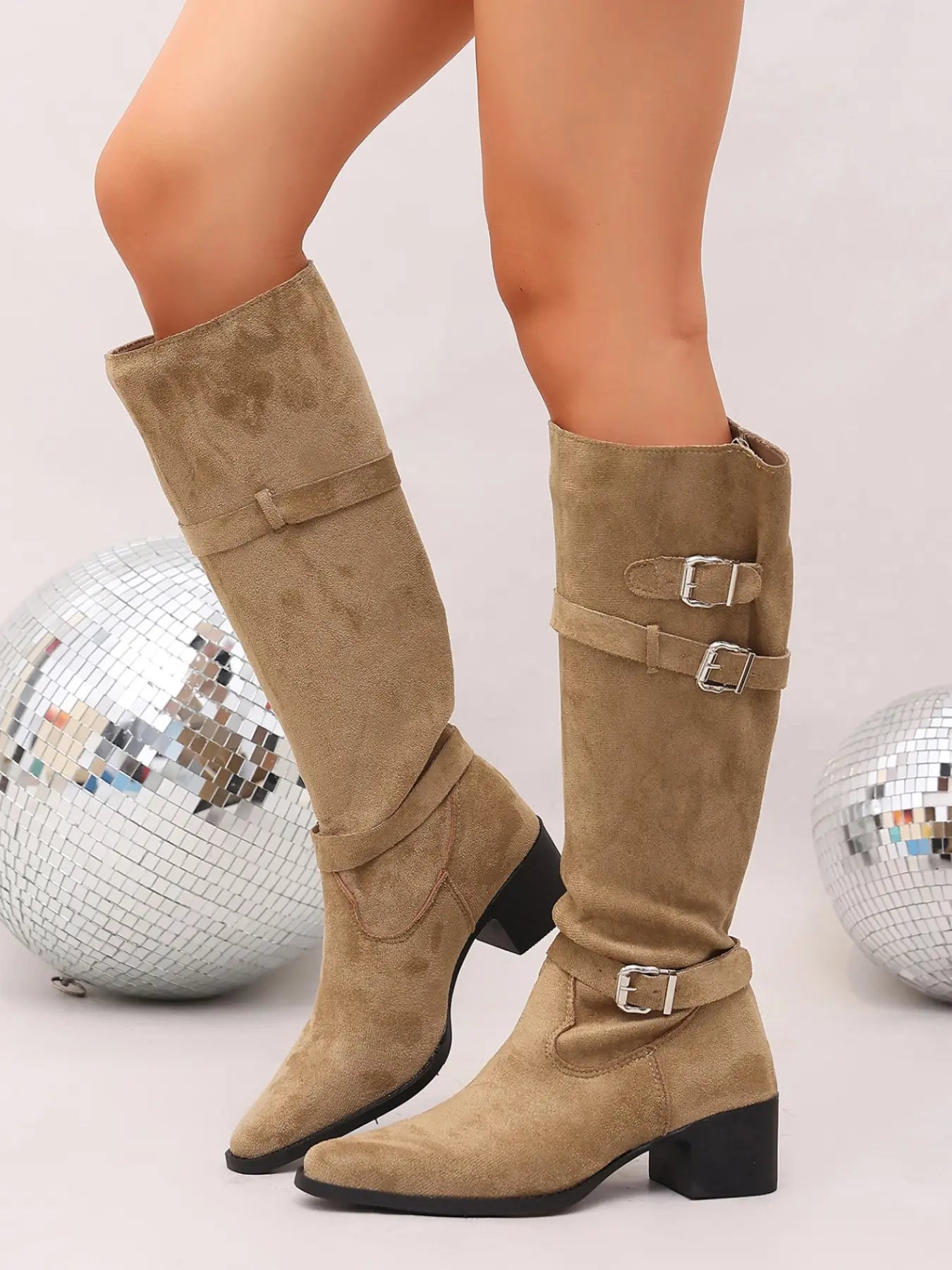 Women's Velvet Boots – Western, Pointed Toe