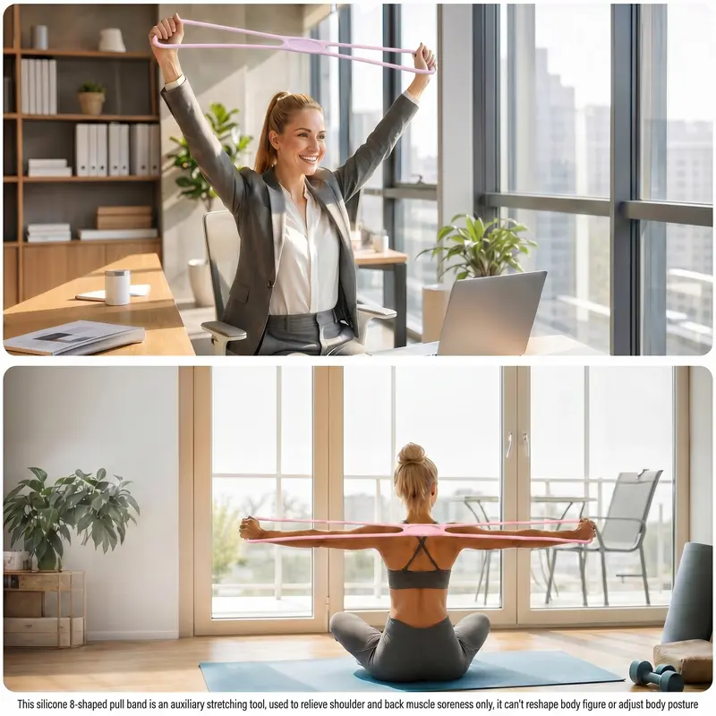 Resistance Bands Figure 8 Exercise Bands for Women