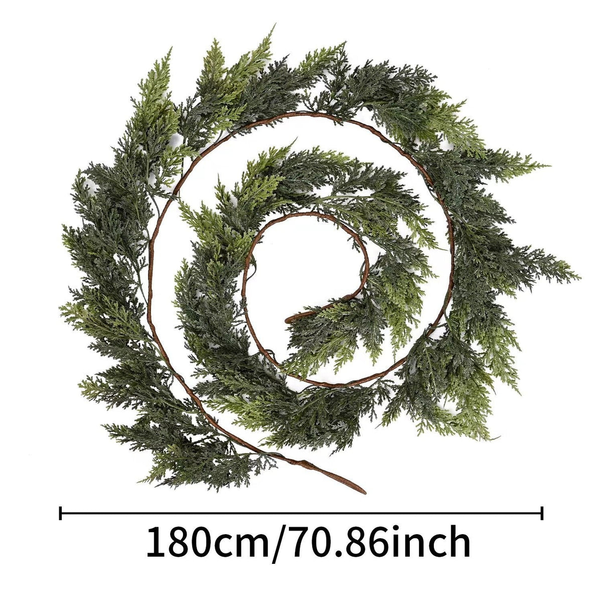2025 Super Value Se6 FT Artificial Cedar Garlands –Realistic Touch Winter Greenery