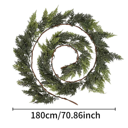 2025 Super Value Se6 FT Artificial Cedar Garlands –Realistic Touch Winter Greenery