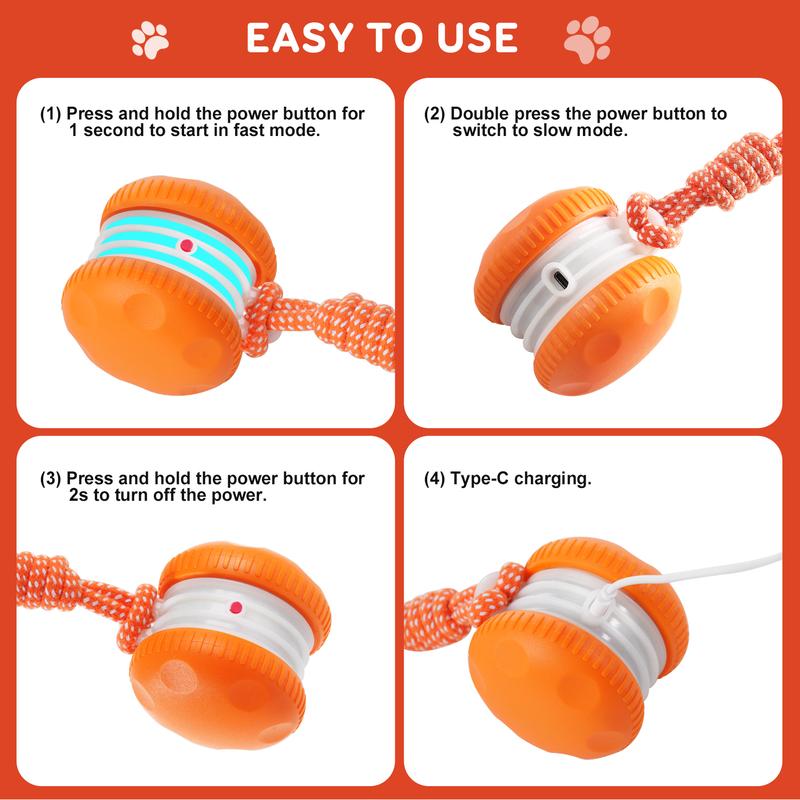Pet Toy Wheels With Rope – Keep Your Pet Relaxed, Happy & Content for Cat & Dog