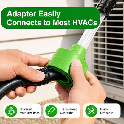 Universal AC Drain Line Cleaner Adapter, Wet/Dry Vacuum Attachment