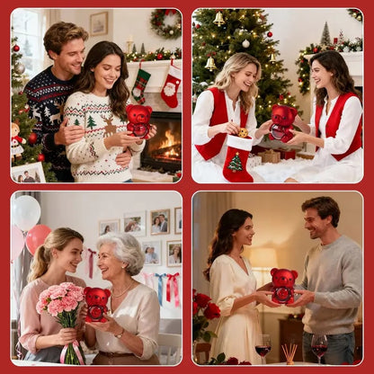 Everlasting Rose Teddy Bear - A romantic gift