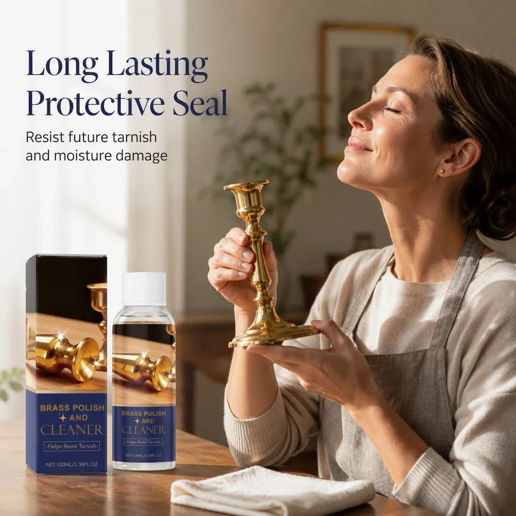 TARNISHED BRASS? FIX IT FAST! Polish & Cleaner – Removes Oxidation, Restores Shine, Gentle on Surfaces – Easy Application!