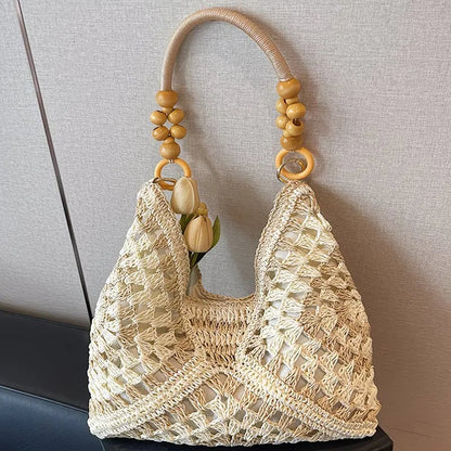 Vintage Handwoven Tote Purse