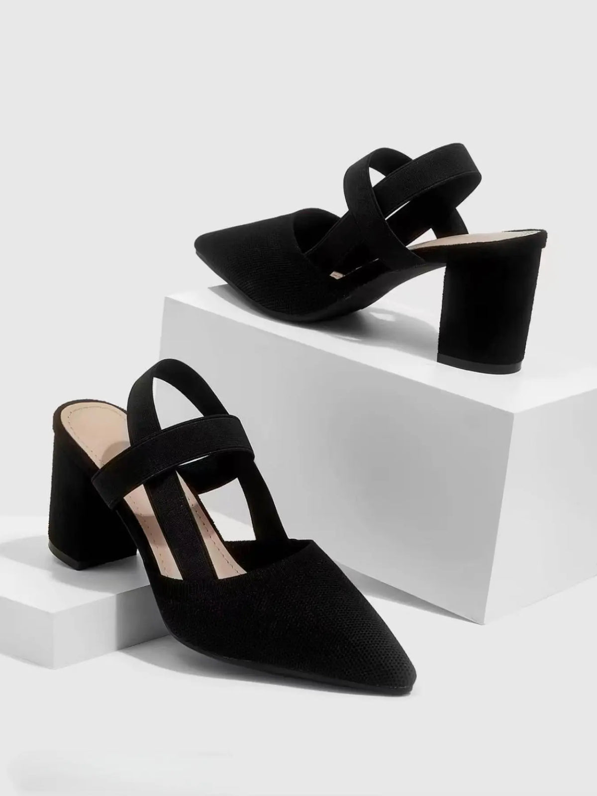 Women's Rubber Shoes – Pointed Toe, Wedge
