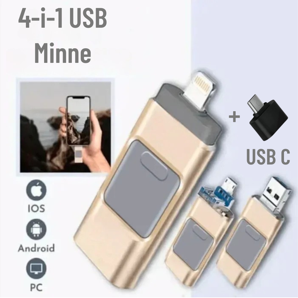 Multi-Connect 4-in-1 USB Drive