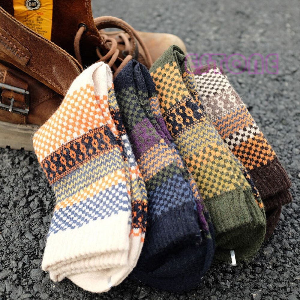 4 Pair Vintage Warm Socks