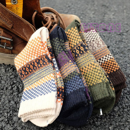 4 Pair Vintage Warm Socks
