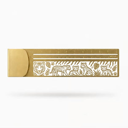 Cat Lover’s 3-in-1 Metal Bookmark Ruler | Bookmark, Ruler & Coloring