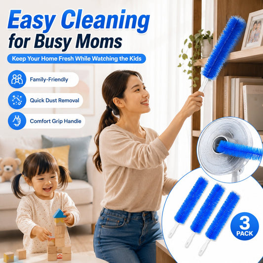 Buy 1 Get 1 FREE |Flexible Dust Cleaning Brush for Fans, Blinds & Vents