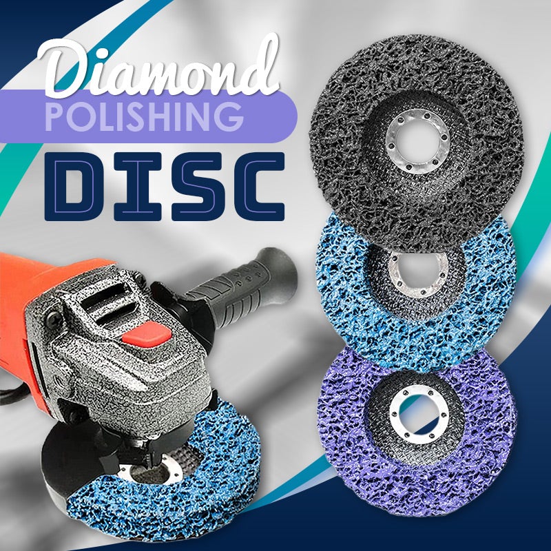 Diamond Polishing Disc – 2PCS Angle Grinder Rust & Paint Removal Wheel