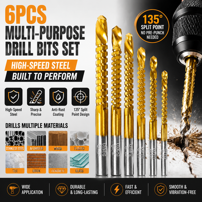 NEWLimited Time 50% Off6 Counts Metalworking Ldeal For Drilling