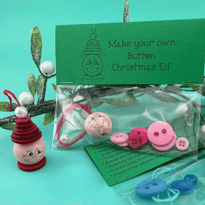 Buy 1 Get 1 Free DIY Button Ornament Kits