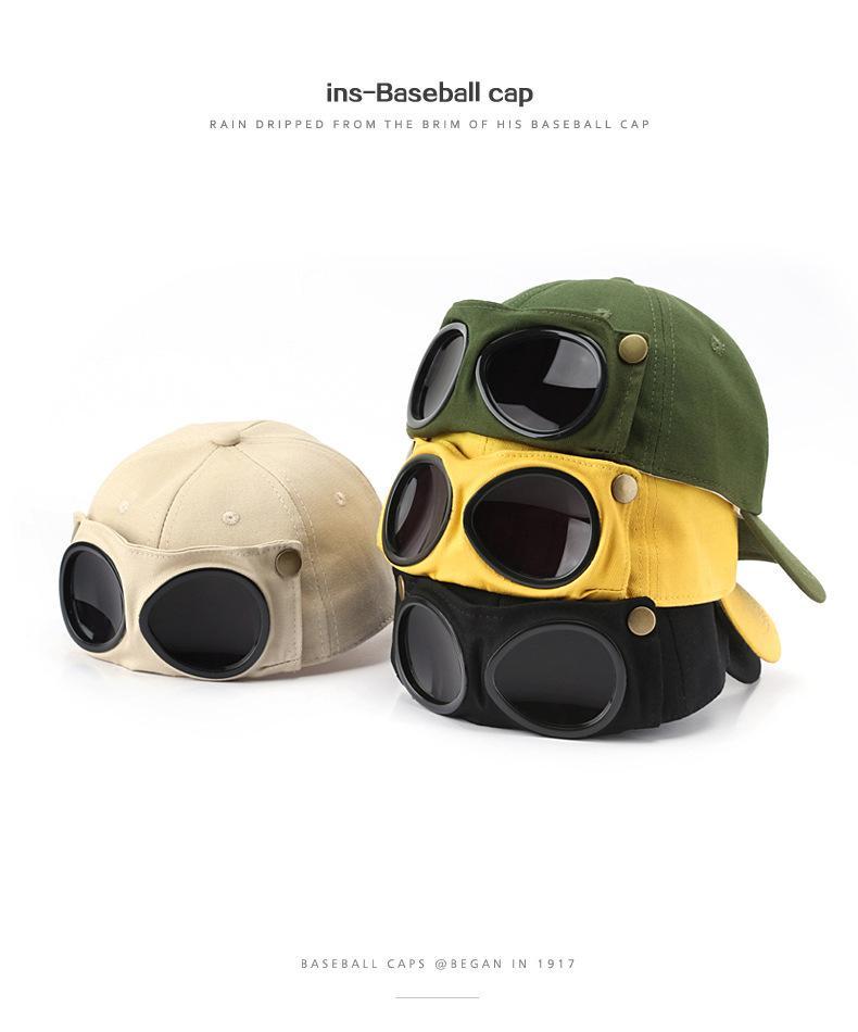 Men's Glasses-Friendly Pilot Cap