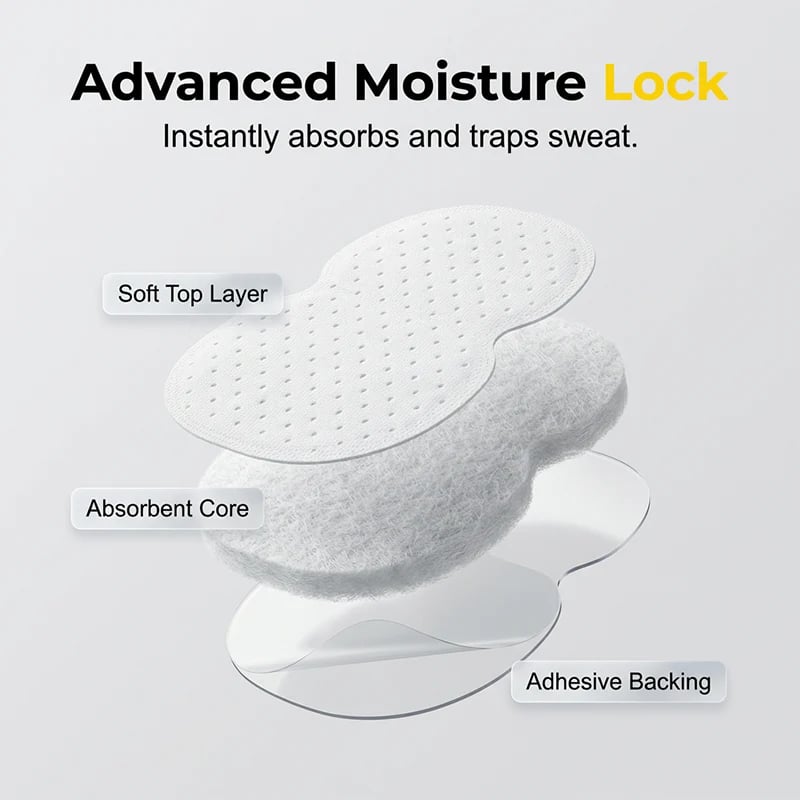HOT SALEUltra-Thin Invisible Underarm Sweat Pads