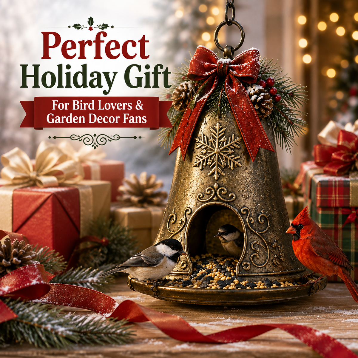 Christmas Bird Feeder Collection