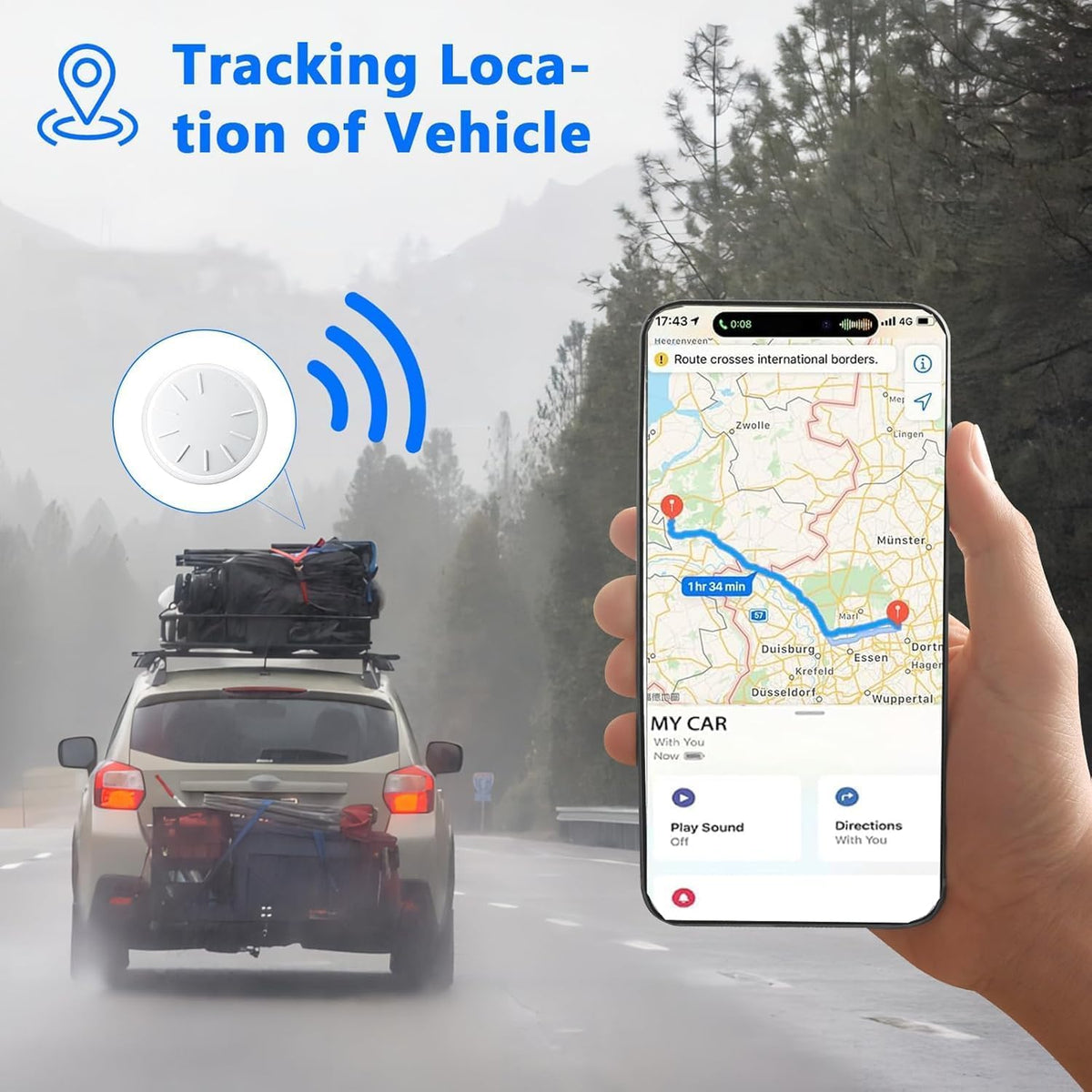 Upgraded-Mini GPS Tracker | Discreet, Location Monitoring