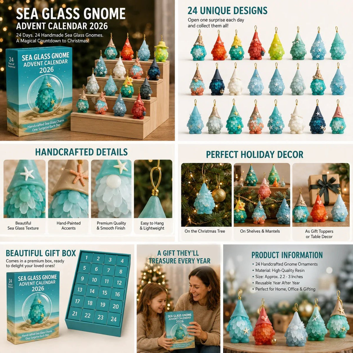 2026 Collectible Advent Calendar – 24 Themed Surprises & Gifts