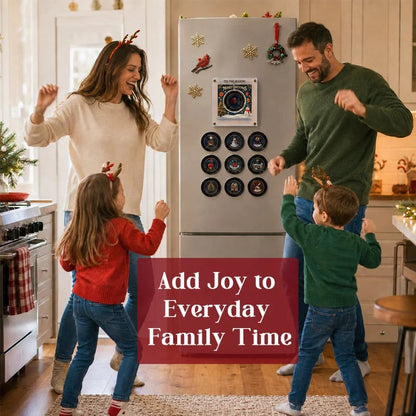 NFC-enabled Holiday Music Fridge Magnet