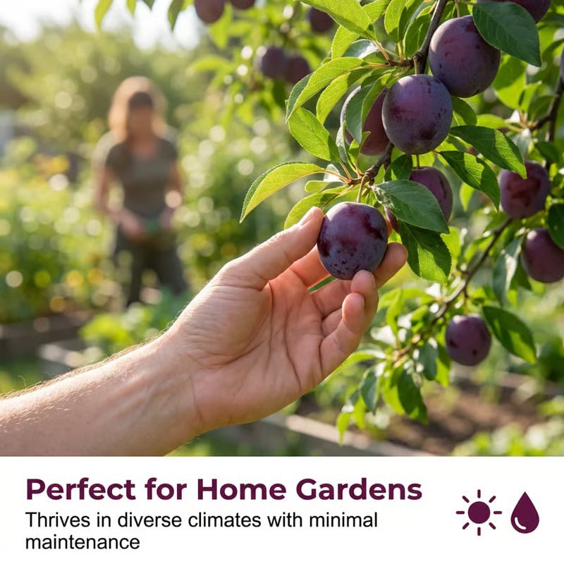 Heirloom Non-GMO Grafted Plum Tree