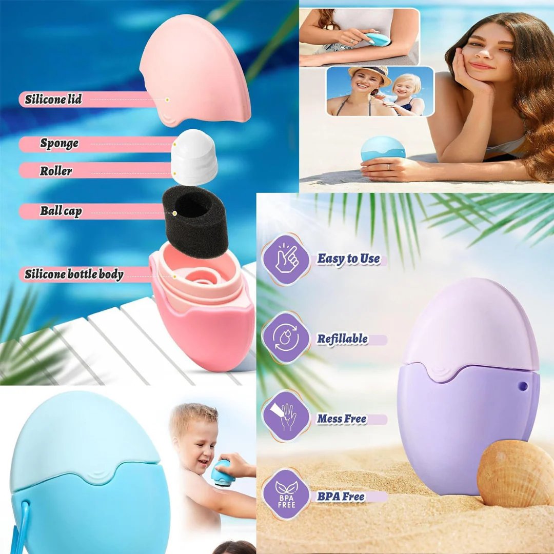 Silicone Applicator Easy Sun Care | Mess-Free & Smooth