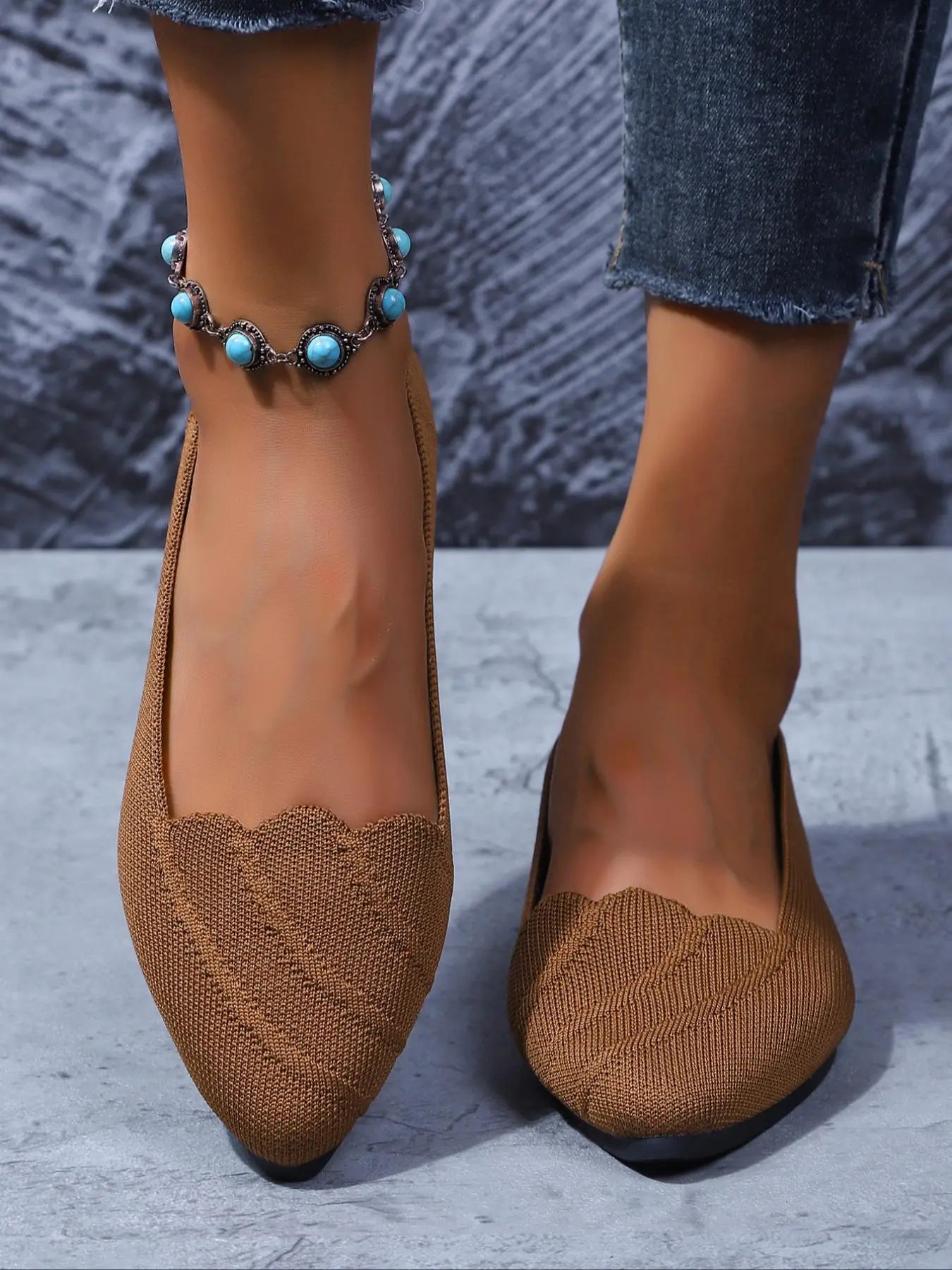 Women's Flats – Pointed Toe, Slip-On, Lightweight