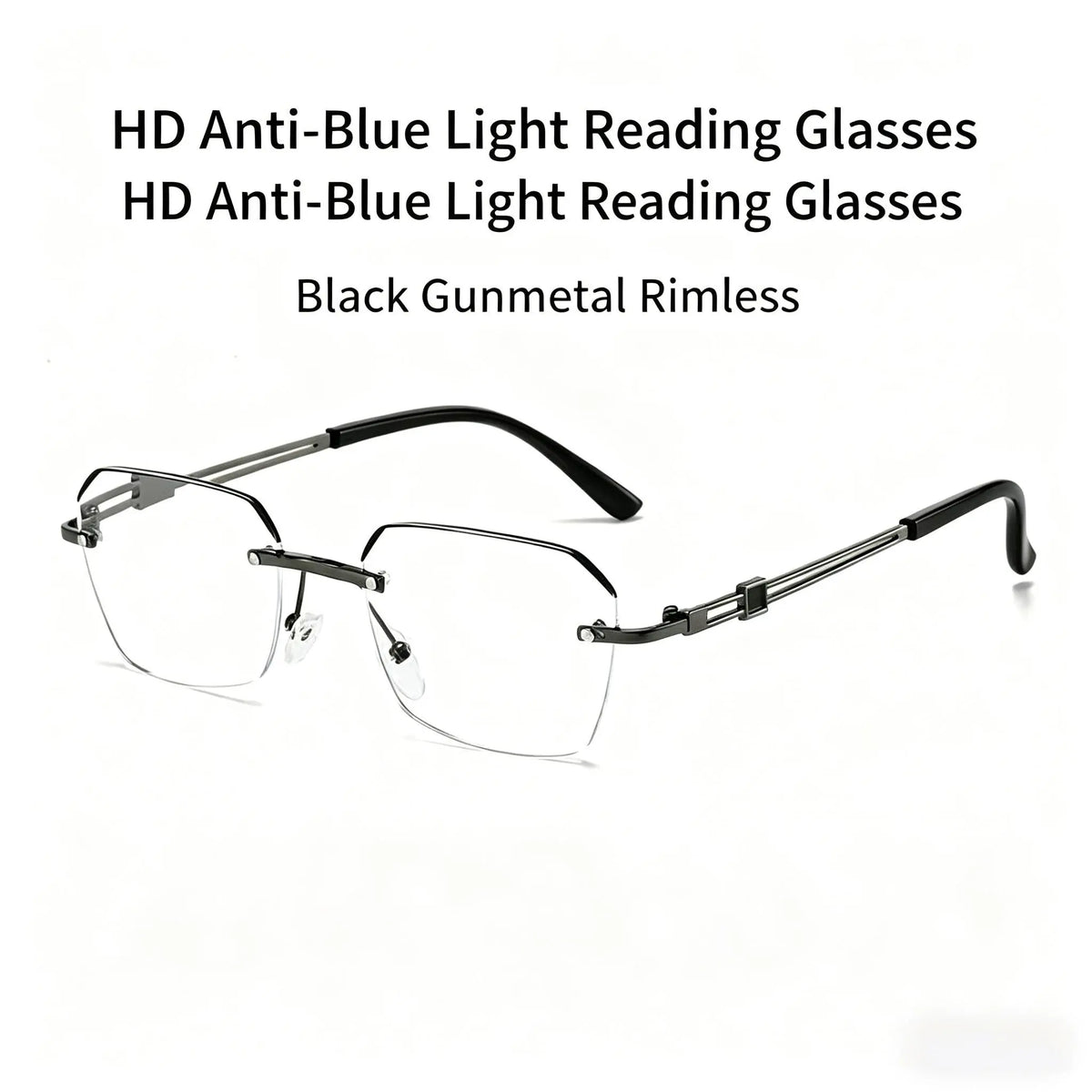 Ultra Light Metal Blue Light Blocking Reading Glasses