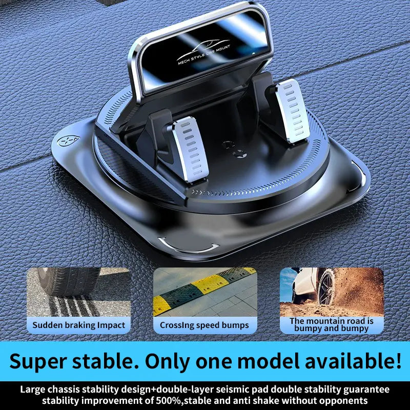 360° Rotation Car Phone Holder Suction Cup Dashboard Mount