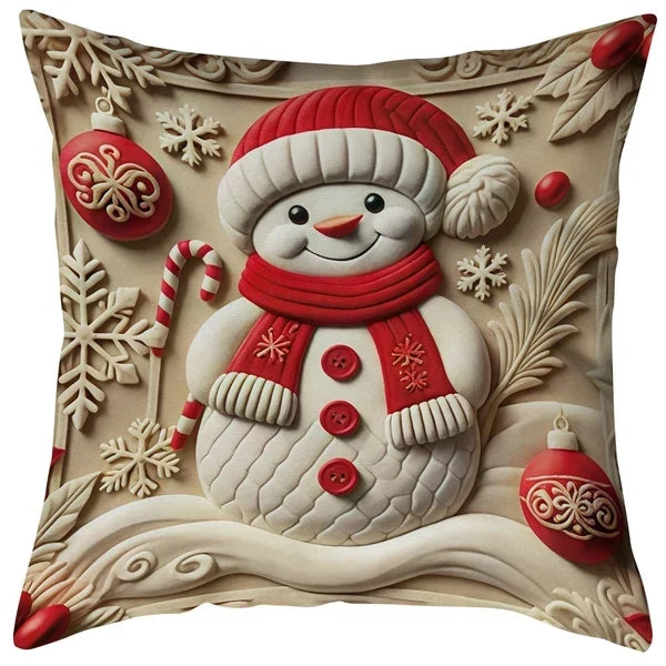 Christmas Best Seller Festive Red Pillow Cover — Add Holiday Cheer to Your Home