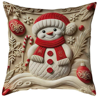 Christmas Best Seller Festive Red Pillow Cover — Add Holiday Cheer to Your Home