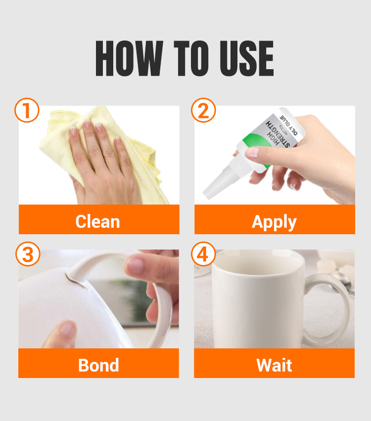 Multi-Purpose Repair Glue Strong Hold, Fast Fix & Long-Lasting Results