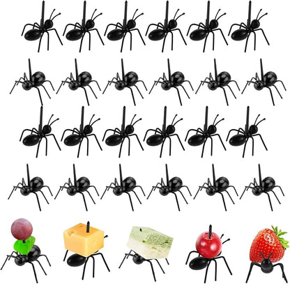 Ant-Shaped Snack & Fruit Picks – Turn Every Bite Into a Playful Table Display