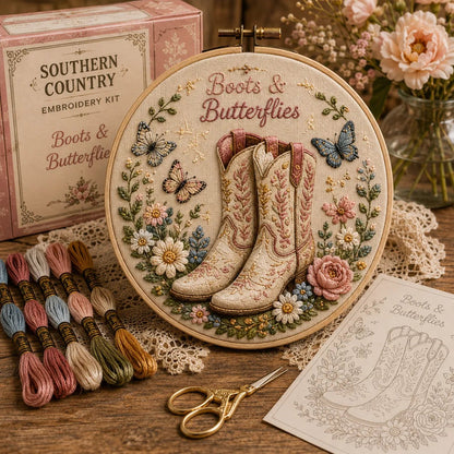 Beginner-Friendly Dolly Southern Country Needlework DIY Kit