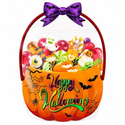 Get Ready for Halloween! Cute & Spooky Resealable Candy Treat Bags