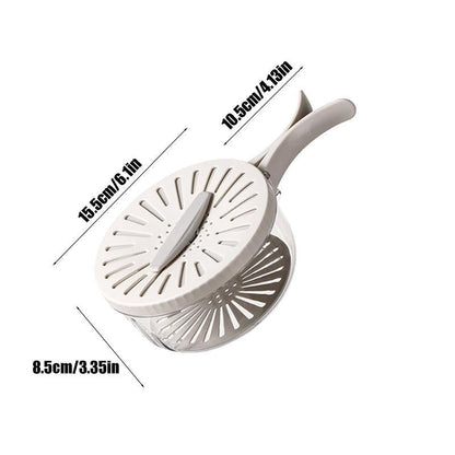 2026 Hot Sale Collapsible Drain Basket with Handle – Wash, Drain & Fresh Storage All-in-One