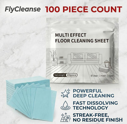 100-Count Floor Cleaner Sheets – Effortless Mopping Solution
