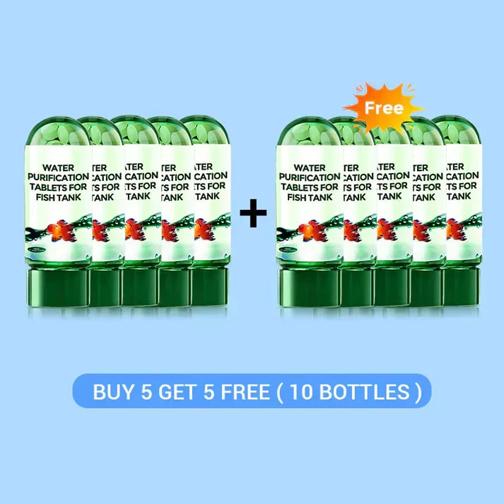 2026 HOT SALE Fish Tank Purification Tablets – Clears Cloudy Water & Reduces Algae Fast