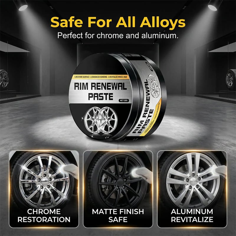 2026 HOT SALE50K+ SOLD! All‑in‑One Wheel Restoration Paste